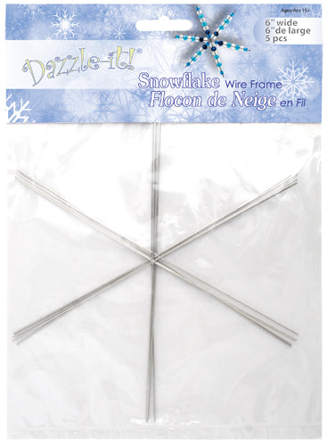 Dazzle-It Snowflake Frame 21ga (.09dia) 