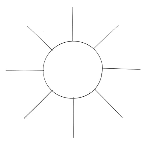  Wire Frames Sun 0.8mm Approx 5-6in 3pcs