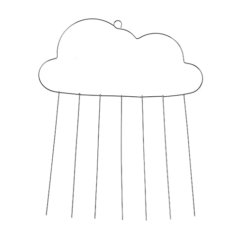  Wire Frames Rain Cloud 0.8mm Approx 5-6in 2pcs