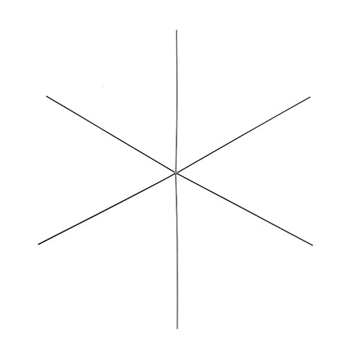  Wire Frames Snowflake 0.8mm 6.25x5.2in 5pcs