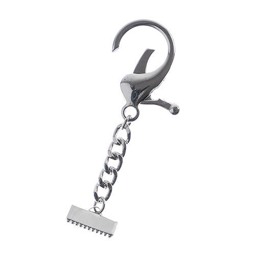 Key Chain-Lobster Trigger W/ Ribbon Cord End 18x17mm 