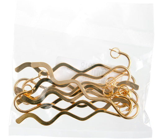 Book Mark Zig Zag 15.5cm with Jump Ring Lead Free / Nickel Free