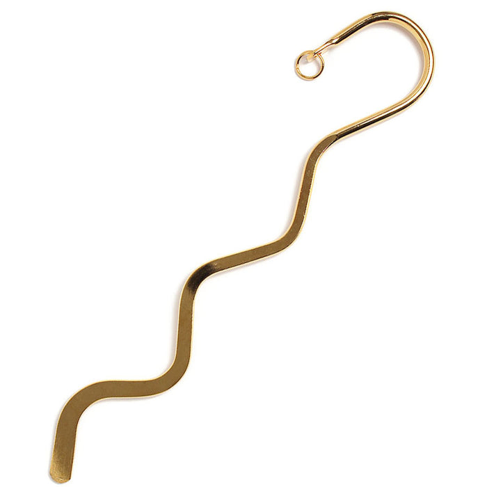 Book Mark Zig Zag 15.5cm with Jump Ring Lead Free / Nickel Free