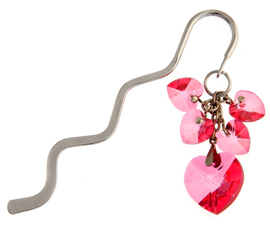 Book Mark Mini Zig Zag 85mm Nickel Color w/Jump Ring Lead Free / Nickel Free