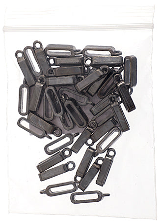 Slider - Band Smooth With Loop (40pcs) 4mm  Lead Free / Nickel Free