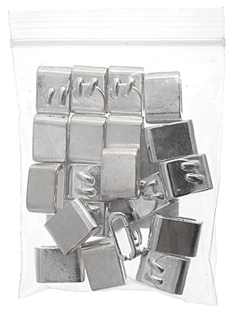 Slider - Tube Latched (20pcs) 9.5mm  Lead Free / Nickel Free