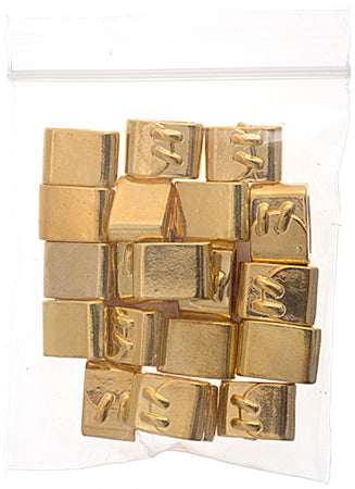 Slider - Tube Latched (20pcs) 9.5mm  Lead Free / Nickel Free