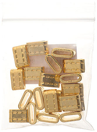 Slider - Tube With Stitching (20pcs) 8mm  Lead Free / Nickel Free