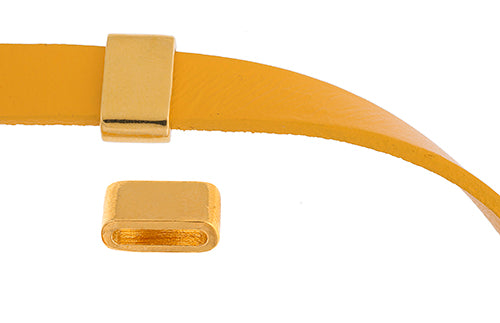 Slider - Tube Smooth (20pcs) 8mm  Lead Free / Nickel Free