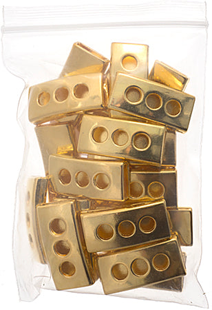 Slider - Tube 3 Holes (20pcs) 28mm  Lead Free / Nickel Free