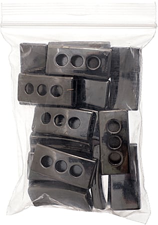 Slider - Tube 3 Holes (20pcs) 28mm  Lead Free / Nickel Free