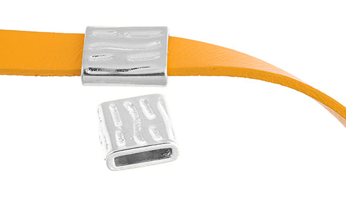 Slider - Tube Walnut (20pcs)16mm  Lead Free / Nickel Free