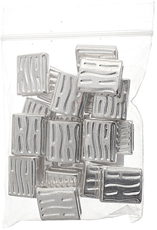 Slider - Tube Walnut (20pcs)16mm  Lead Free / Nickel Free