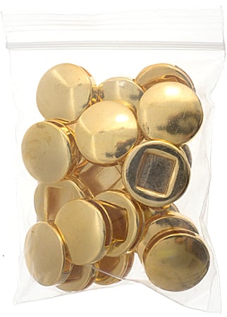 Slider - Round (20pcs) 17mm  Lead Free / Nickel Free