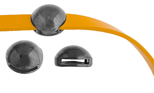 Slider - Round Dome Smooth (20pcs)19mm  Lead Free / Nickel Free