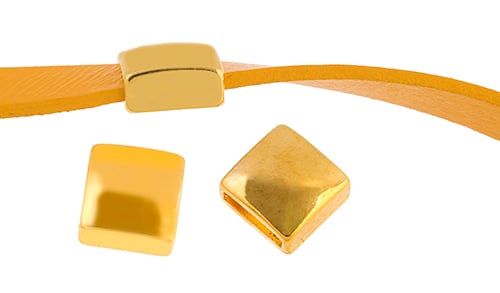 Slider - Square (20pcs) 12mm  Lead Free / Nickel Free