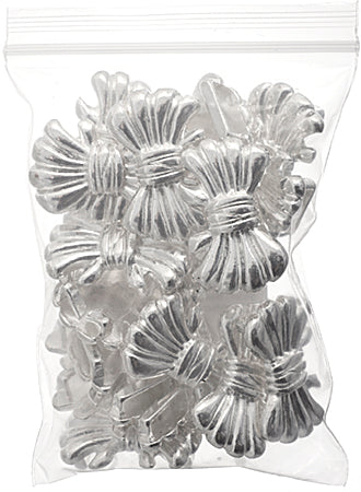 Slider - Bow (20pcs) 30mm  Lead Free / Nickel Free
