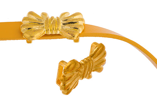 Slider - Bow (20pcs) 30mm  Lead Free / Nickel Free