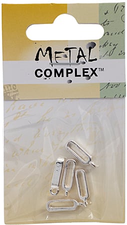 Slider - Band Smooth With Loop (5pcs) 4mm  Lead Free / Nickel Free