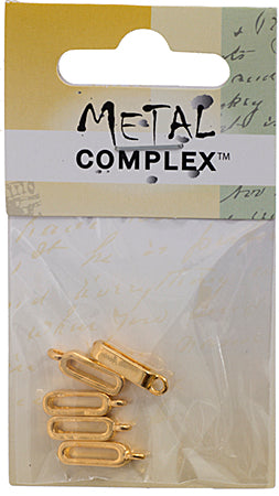 Slider - Band Smooth With Loop (5pcs) 4mm  Lead Free / Nickel Free