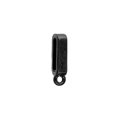 Slider - Band Smooth With Loop (5pcs) 4mm  Lead Free / Nickel Free