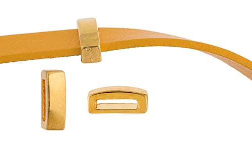 Slider - Band Smooth (4pcs) 5mm  Lead Free / Nickel Free