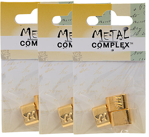 Slider - Tube Latched (3pcs) 9.5mm  Lead Free / Nickel Free