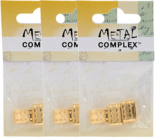 Slider - Tube With Stitching (3pcs) 8mm  Lead Free / Nickel Free