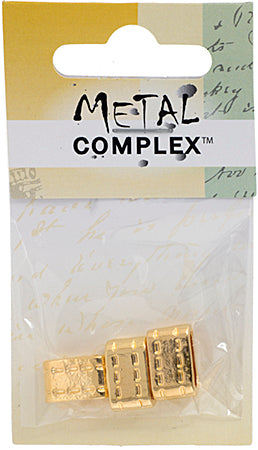 Slider - Tube With Stitching (3pcs) 8mm  Lead Free / Nickel Free