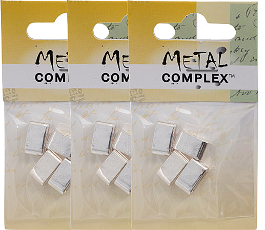 Slider - Tube Smooth (4pcs) 8mm  Lead Free / Nickel Free