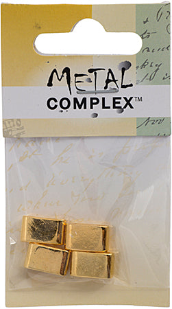 Slider - Tube Smooth (4pcs) 8mm  Lead Free / Nickel Free