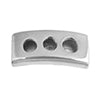 Slider - Tube 3 Holes (1pc) 28mm  Lead Free / Nickel Free