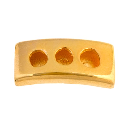 Slider - Tube 3 Holes (1pc) 28mm  Lead Free / Nickel Free