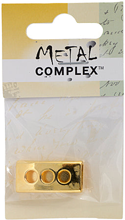 Slider - Tube 3 Holes (1pc) 28mm  Lead Free / Nickel Free