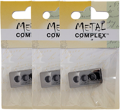 Slider - Tube 3 Holes (1pc) 28mm  Lead Free / Nickel Free