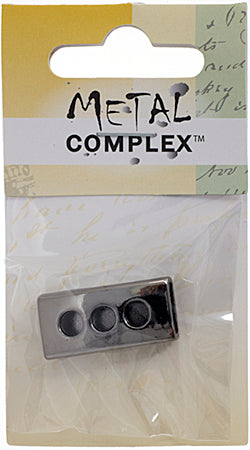 Slider - Tube 3 Holes (1pc) 28mm  Lead Free / Nickel Free