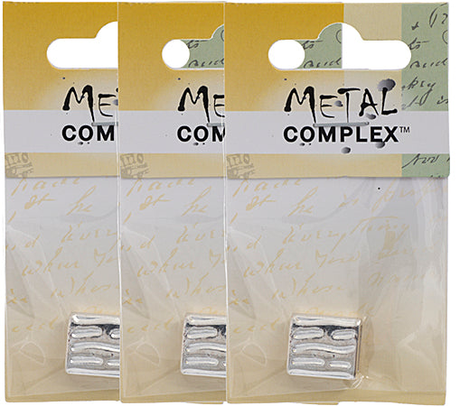 Slider - Tube Walnut (1pc) 16mm  Lead Free / Nickel Free