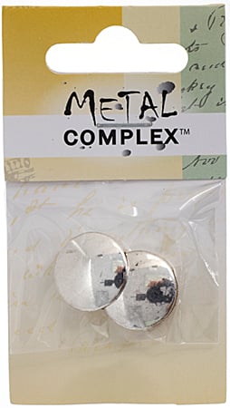Slider - Round (2pcs) 17mm  Lead Free / Nickel Free
