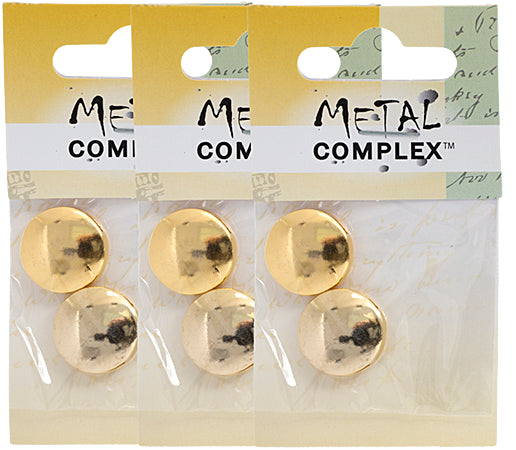 Slider - Round (2pcs) 17mm  Lead Free / Nickel Free