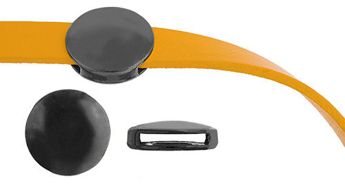 Slider - Round (2pcs) 17mm  Lead Free / Nickel Free