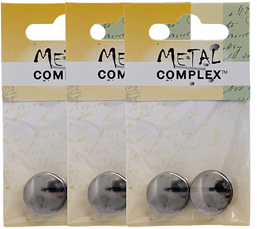 Slider - Round (2pcs) 17mm  Lead Free / Nickel Free