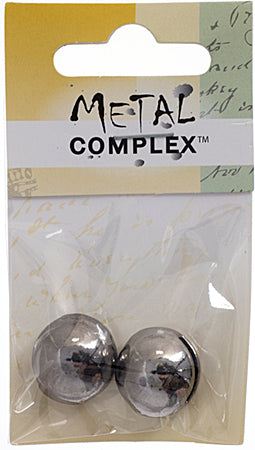Slider - Round Dome Smooth (2pcs)19mm  Lead Free / Nickel Free
