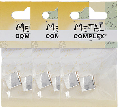 Slider - Square (2pcs) 12mm  Lead Free / Nickel Free