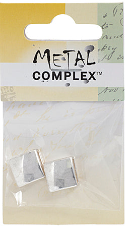 Slider - Square (2pcs) 12mm  Lead Free / Nickel Free