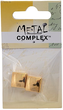 Slider - Square (2pcs) 12mm  Lead Free / Nickel Free