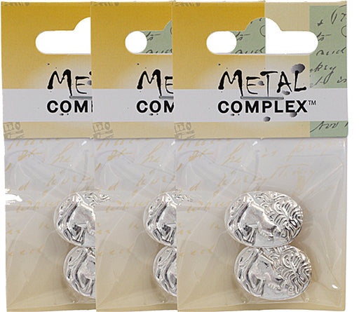 Slider - Cameo (2pcs) 23mm  Lead Free / Nickel Free