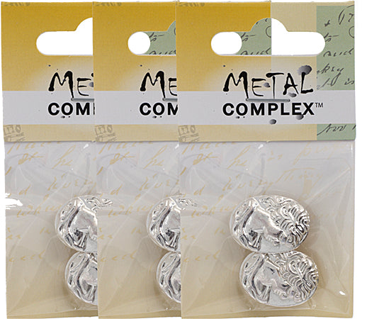 Slider - Cameo (2pcs) 23mm  Lead Free / Nickel Free