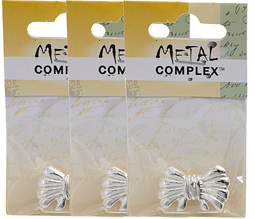 Slider - Bow (1pc) 30mm  Lead Free / Nickel Free