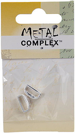 Slider - Band With Crystals (2pcs) 4mm  Lead Free / Nickel Free