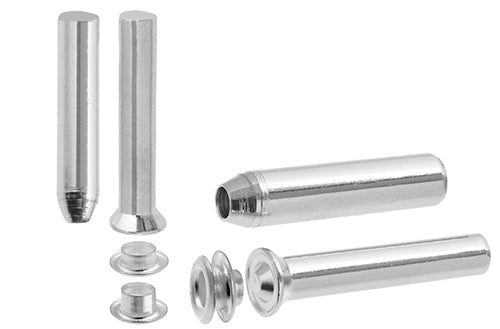 Eyelets With Setter And Punch 3.5mm Hole Silver 36pcs